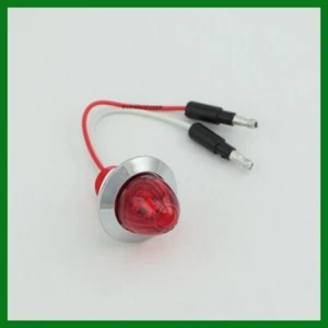 1" Mini Redondo 1 Sandía Roja LED Marcador Luz de Liquidación con Tuerca Roscada - Imagen 1 de 2