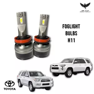 2010-2020 Toyota 4Runner Led Foglight Bulbs H11(H16) Color White 6500K 24000Lms - Picture 1 of 12