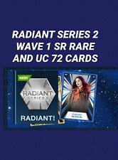 topps star wars card Trader RADIANT  SERIES 2 Wave 1 SR RARE AND UC 72 CARD SET
