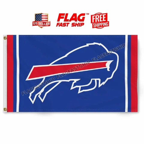 Buffalo Bills 3' x 5' Flag Banner All Pro Design NFL US Seller FREE Shipping Cover