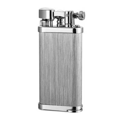 IM Corona Old Boy Hairlines Chrome 64-3115 Pipe Lighter Made In Japan New In Box Foto 1 de 3