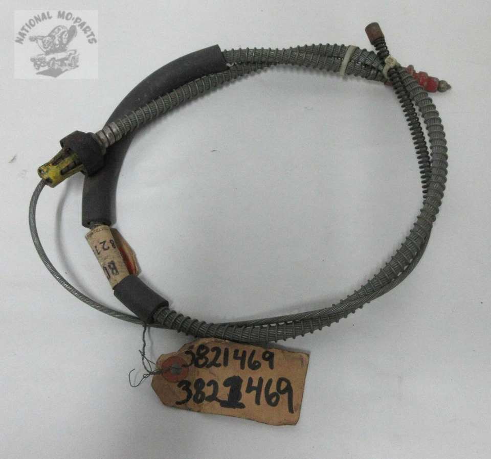 Cable de freno de estacionamiento trasero izquierdo para camioneta Dodge D100 Mopar NOS 1974-75 3821469 Foto 1 de 1