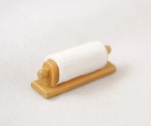 Wall Paper Towel Holder - Resin 4030 dollhouse miniature 1/12 scale Houseworks - Picture 1 of 2