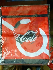 Coca Cola Fifa World Cup Russia 2018 Drawstring Bag Sac NEW UNOPENED LIMITED ED - Picture 1 of 9