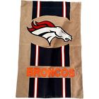 Denver Broncos 29" x 43" Burlap House Flag Banner Indoor/Outdoor Fan Cave