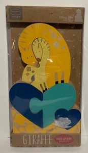 GIRAFFE You're my heart collection stacking puzzle wood puzzle NEW - Picture 1 of 2