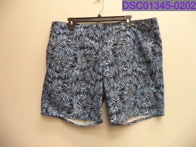 Bañador para hombre talla 38 Zachary Prell azul hoja helecho forrado 7" entrepierna Foto 1 de 4