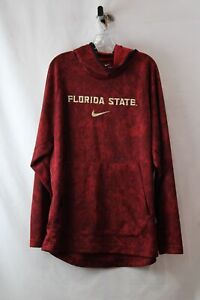 Nike Men's Red Tie Dye Florida State Graphic Active Pullover Hoodie sz XXL