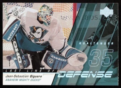Jean-Sebastien Giguere 2002-03 Upper Deck Last Line of Defense #LL1 - Image 1 of 2