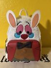 Loungefly Disney Alice in Wonderland White Rabbit Cosplay Mini Backpack