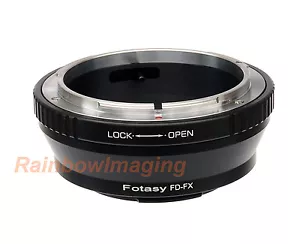 Adapter for Canon FD Lens to Fuji Fujifilm X-Mount X-T2 X-T10 X-T20 X-H1 X-T100 - Picture 1 of 7