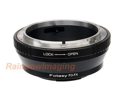 FOTASY Adapter for Canon FD Lens to Fuji Fujifilm X-Mount X-T20 XT-10 X-T2 X-T1 X-T3