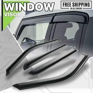 Window Visor Wind Rain Deflector fit 15-23 F150/250/350/450 Super Duty Crew Cab - Picture 1 of 2