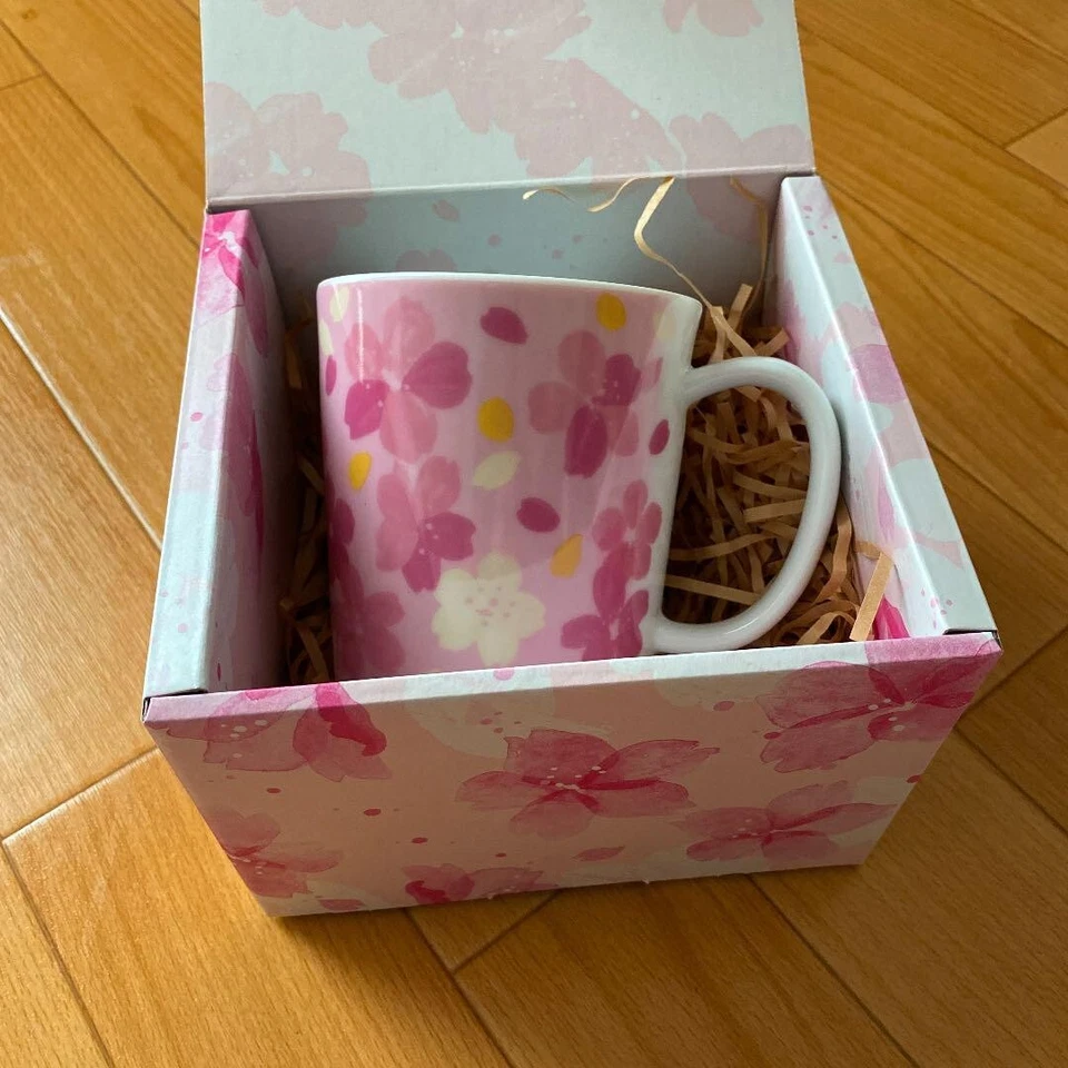 Taza Starbucks Sakura Logo Flor Rosa Flor de Cerezo Caja Original 2019 Japón Foto 1 de 4
