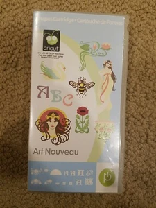Used Cricut Art Nouveau Cartridge  LOC F - Picture 1 of 2