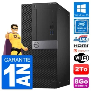 PC tour DELL OptiPlex 3040 Intel G4400 RAM 8Go Scheibe 2To HDMI Windows 10 Wifi - Bild 1 von 7