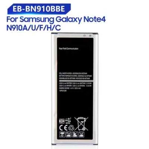 Batería de teléfono EB-BN910BBE para Samsung Galaxy NOTE4 N910a/V/C NOTA 4 N910u/F/H - Imagen 1 de 6