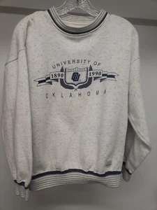 Gear For Sports Vintage University Of Oklahoma 1890- 1990 Sweater Pullover L - Bild 1 von 13
