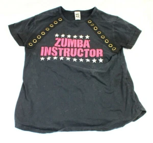T-Shirt Zumba Wear Instructor Tee Dancer Workout Weight Loss Lover Aerobics Girl - Picture 1 of 4