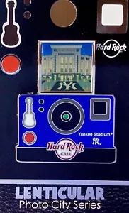 2020 HARD ROCK CAFE YANKEE STADIUM NY LENTICULAR PHOTO CITY SERIES MLB LE PIN - Picture 1 of 3