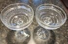 Waterford Crystal Castletown Sherbet Champagne Glass Pair