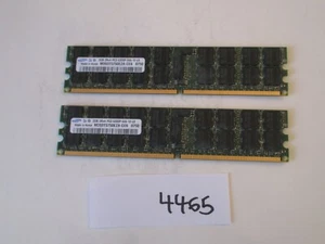 2x2GB=4Gb Samsung PC2-5300P 667Mhz DDR2 ECC Server Memory RAM (4465) - Picture 1 of 2