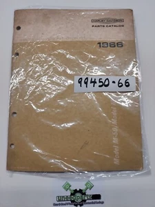 GENUINE HARLEY DAVIDSON 1965-1966 MODEL M-50 PARTS CATALOG 99450-66 BIN F - Picture 1 of 1