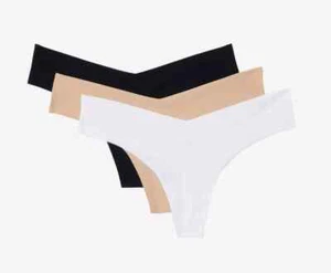 Commando L77458 Womens Classic 3 Pack Thong Size M/L - Picture 1 of 1