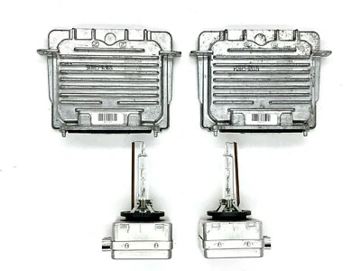 2x HID Xenon Headlight Ballast D3S Bulbs OEM For 2014-2020 Jeep Grand Cherokee - Image 1 of 4