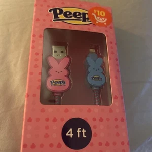 PEEPS Brand 4' Foot Charging Cable for iPhone 5 to iPhone 14 - Picture 1 of 7
