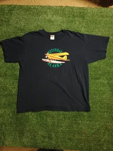 Camiseta De Colección Y2K Ketchikan Alaska Lobos Vida Silvestre Gran Desvanecimiento XL - Imagen 1 de 7