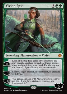 Vivien Reid x1 1x PLUS FREE EMBLEM Foundations NM MTG - Picture 1 of 3