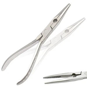 8" Edelstahl Nadel Nase Fischer Zange Fischer Zange (Silber) - Bild 1 von 3