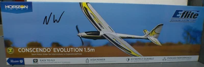 E-flite Conscendo Evolution 1,5 m BNF Basic SEGURO Select RC Planeador EFL01650 Foto 1 de 4