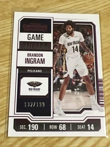 2024 Panini Contenders Game Ticket #38 Brandon Ingram Pink /199 - Picture 1 of 2