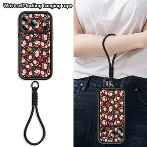 Christmas Hand Strap Case For iPhone 16 17 Pro Max 15 14 13 12 11 Silicone Cover - Picture 1 of 16