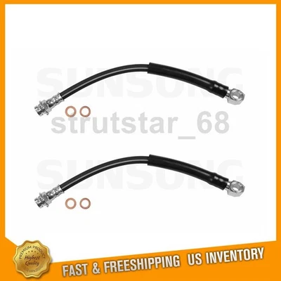 Brake Line Brake Hydraulic Hose 2pcs Front Fits Chevrolet Caprice 1977-1978 - Image 1 of 4