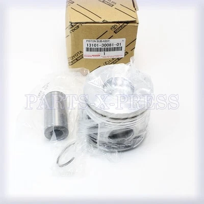 OEM GENUINE TOYOTA ENGINE PISTON SUB-ASSEMBLY WITH PIN FOR HILUX 13101-30081-01 - Image 1 of 4