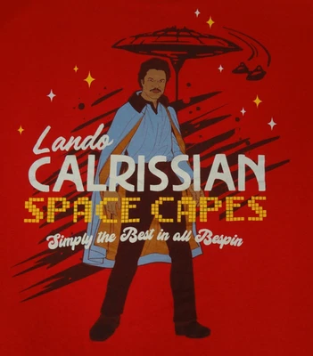 STAR WARS LANDO CALRISSIAN ПРОСТРАНСТВА ПЛАЩИ ПРОСТО ЛУЧШИЙ XXL 2XL КРАСНАЯ ФУТБОЛКА K958 - Изображение 1 из 4