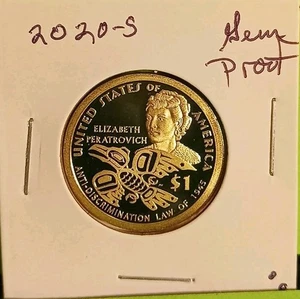 2020 S Elizabeth Peratrovich Native Dollar Gem Proof Sacagawea Wild Bird 1945 +. - Picture 1 of 4