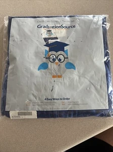 GraduationSource Child Shiny Graduation Gown Cap and Tassel Set Navy 3’9” To 4” - Picture 1 of 4