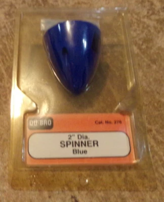 du-bro #276 2" diameter blue airplane spinner in the package new - Image 1 of 2