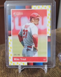 2022 Donruss Mike Trout Presidential Collection 9/46 SSP Los Angeles Angels