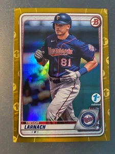 Bowman Draft 2020 primera edición lámina de oro Trevor Larnach Twins SN:44/50 BD-102 - Imagen 1 de 2
