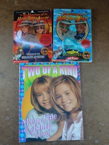 The Adventures Of Mary-Kate & Ashley Scholastic Paperback Books + Fan Mag. - Foto 1 di 8
