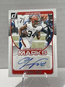 💥 JEROME FORD * 2024 Donruss Signature Marks Autograph - CLEVELAND BROWNS💥 - Picture 1 of 4
