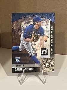 2015 Panini Donruss Preferred VIP Reserved Black /99 Daniel Norris #14 Rookie RC