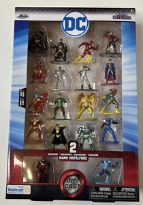 DC Nano Metalfigs Jada Toys Series 7 18 Figures Flash Batman Sealed New - Picture 1 of 2