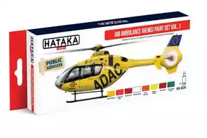 HATAKA AS76 - Ambulancia Aérea HEMS vol. 1 juego de pintura - Imagen 1 de 3
