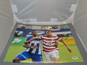 Foto firmada por el equipo de Chris Wondolowski EE. UU. 11x14 autografiada PSA/ADN certificado de autenticidad 1A - Imagen 1 de 4